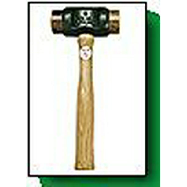 Garland Mfg 31141001 Size 1 SolidHead Rawhide Hammer 114 Inch Face