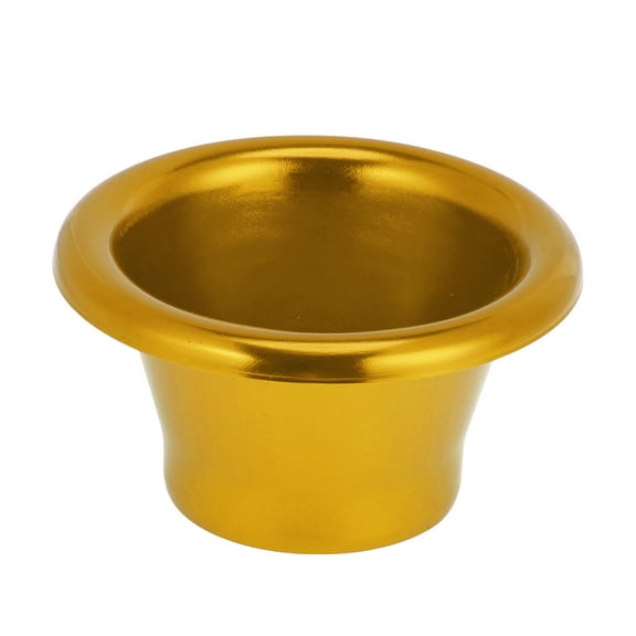 Unique Bargains Velocity Stack Bellmouth Durable 2.56" ID 4.25" OD Turbo Engine Air Intake Aluminum Alloy Gold Tone