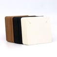 thumbnail image 2 of 50pcs 5*5cm Colorful Square Blank Kraft Black White Paper Jewelry Necklace Earring Card Label Tags Handmade DIY Accessories Black, 2 of 3