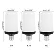 thumbnail image 2 of Led Flame Bulb 5w Simulation Flame Effect Halloween Decorative Bulb 2pcs, 2 of 5