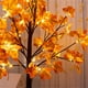 thumbnail image 3 of Árbol de arce artificial iluminado con luces LED de 1,2 m y 48 l, con hojas de arce para Halloween, Acción de Gracias, decoración de interiores y exteriores. Colgante de campana., 3 of 6