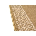 thumbnail image 4 of Custom Size Runner Rug Berber Chain Border Beige Design Rug Runner 26 Inch Wide and Your Choice of Your Length By Feet Proudly Customize In USA Facility(Beige With White Border, 23 ft x 26 in), 4 of 7