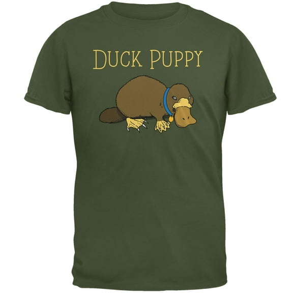 Old Glory Mens Duck Puppy Platypus Short Sleeve Graphic T Shirt