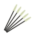 thumbnail image 1 of Nvzi 200 piezas de cepillos desechables para rímel de pestañas, extensiones de pestañas, cejas y maquillaje (varilla negra y cabeza verde), 1 of 2