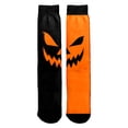 thumbnail image 4 of AWZXDE Halloween Crew Socks Cartoon Pumpkin Face Print Mid Calf Socks for Adults Great for Fall Holiday Party and Season Daily Wear, 4 of 4