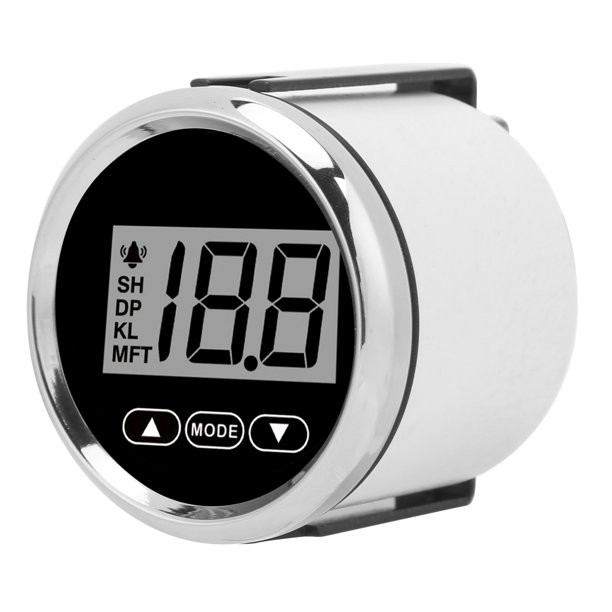 Medidor de profundidad, medidor de profundidad digital, vidrio antiniebla, 52 mm/2 pulgadas, resistente al agua para yates, barcos de pesca para barcos pequeos y medianos Unbranded 1619210040111