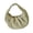 Yellow, variant on Women Ruched Handbag Dating Bag Korean Styles Dumplings Bag Top Handle Bag