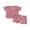 Red, variant on BemeyourBBs Toddler Baby Boy Girl Baby Summer Clothes Infant Baby Boy Girl 2 Piece Outfit Adorable Striped Short Sleeve T Shirt Tops with Shorts Set Homewear Loungwear