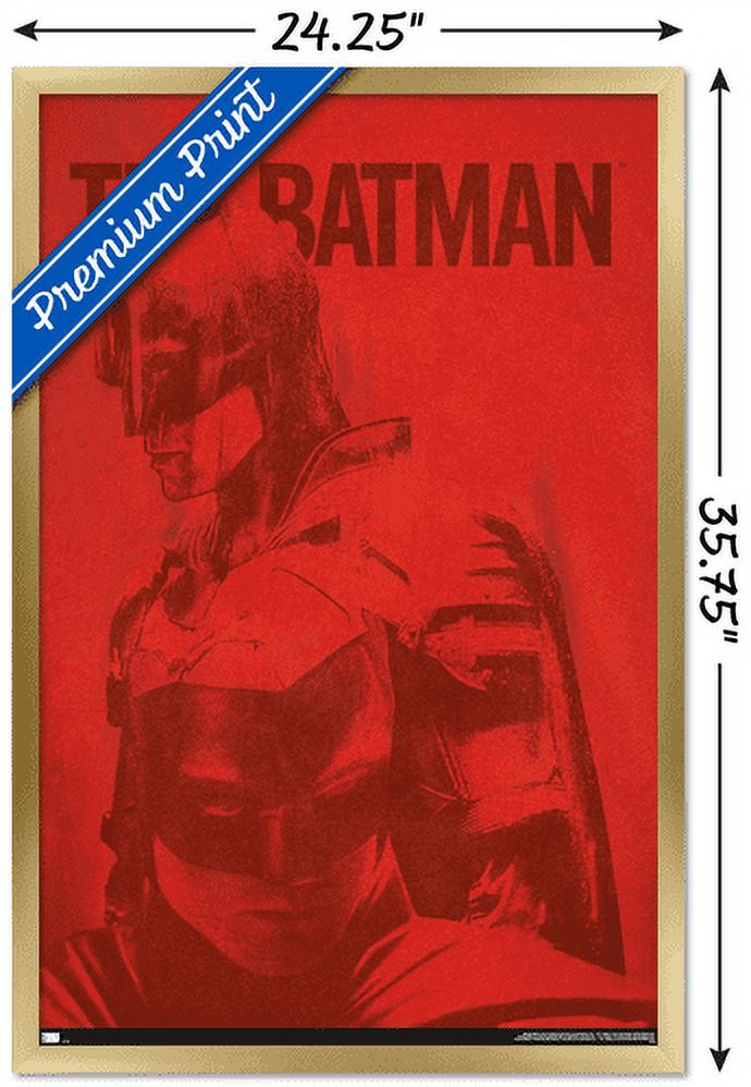 DC Comics The Batman - Photo Wall Poster, 22.375" x 34", Framed