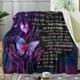 thumbnail image 5 of to My Mom Gifts Blanket Flower Butterfly Ultra-Soft Micro Fleece Throw Blankets, Gifts for Mothers Day for Mom from Daughter| from Daughter Son Gift Birthdays Bed Sofa Travel Warm Love Fuzzy 60 x50, 5 of 6