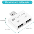 thumbnail image 5 of Mini 2.0 Usb Hub Adapter 2 Ports, Small Usb Splitter Male To 2 Female Adapter Portable Data Hub For Laptops Desktops Usb Flash Drives Sync Data Chargi, 5 of 5