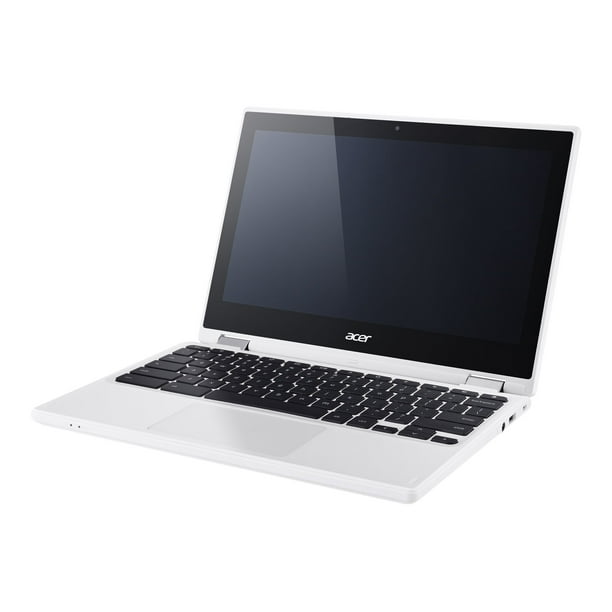 Acer Chromebook R 11 CB5-132T-C7R5 - Flip design - Intel Celeron - N3160 / jusqu'à 2,24 GHz - Chrome OS - HD Graphiques 400 - 4 GB RAM - 32 GB eMMC - 11,6" IPS Écran Tactile 1366 x 768 (HD) - Wi-Fi 5 - Blanc - kbd: US Intl/canad
