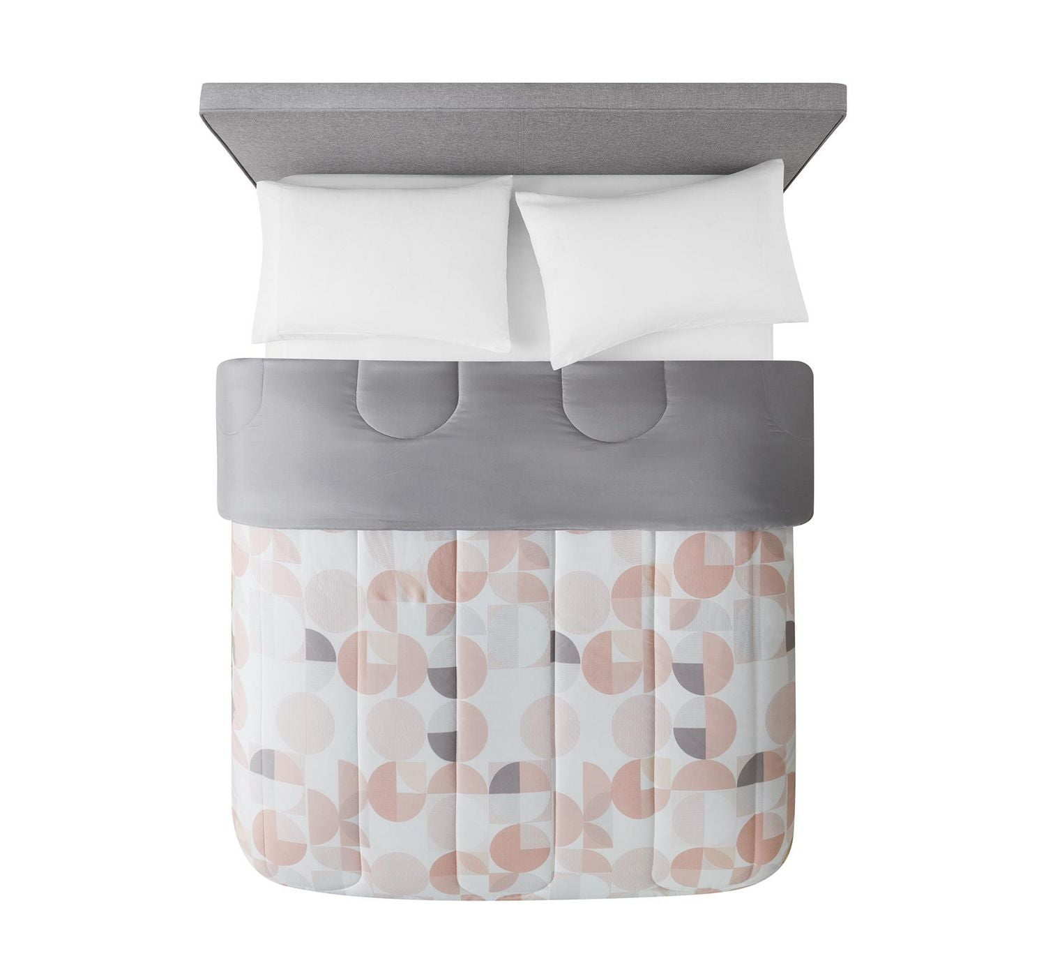 Mainstays Printed Reversible Microfiber Comforter, 1 piece