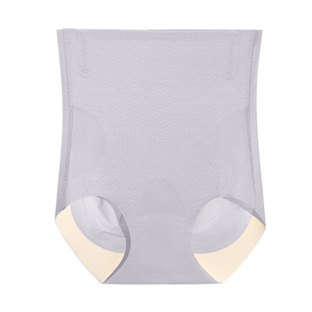 Bragas moldeadoras de abdomen para mujer, ropa interior moldeadora de cintura alta, bragas de compresión sin costuras