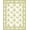 Ivory, Pattern 4, variant on ODIKA 4'x6' Machine Washable Non-Slip Area Rug, Classic Botanical Featuring Dark Green and Ivory High Traffic Rug, Beige, 76114