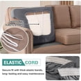 thumbnail image 4 of Housse de Coussin Extensible pour Canapé 1 Pce (1 Ivoire), 4 of 6