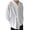 White, variant on Zylarhe Mens Summer Shirts, Men Autumn Casual Loose Irregular Collarless Long Sleeve Shirt Blouse Black S