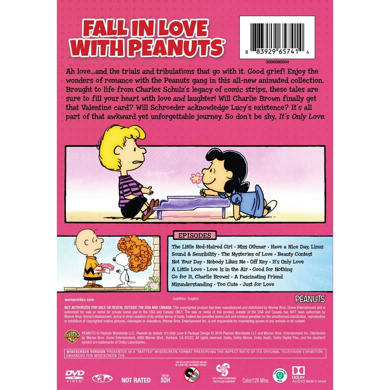 Peanuts by Schulz: It's Only Love (DVD), Family, Warner Bros