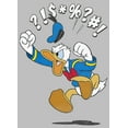 thumbnail image 2 of Women's Mickey & Friends Donald Duck Angry Jump Graphic Tee Athletic Heather Small, 2 of 4