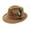 Khaki, variant on Vintage German Hat Traditional Fedora With Feather For Oktoberfest Parties & Outdoor Events Bucket Hats One Size