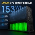 thumbnail image 4 of UPS GOLDENMATE 1000VA 600W con batería LiFePO4 y 8 tomas, 4 of 9