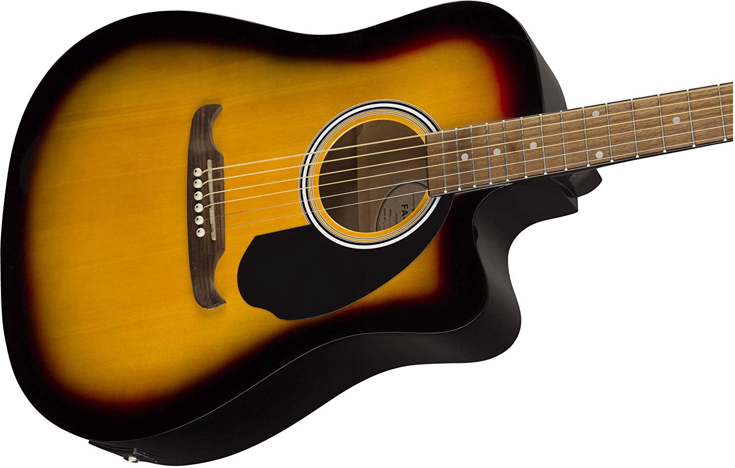 Pre-Owned Fender FA-125CE Dreadnought Cutaway Acoustic-Electric Guitar - Sunburst