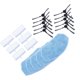 thumbnail image 4 of Accesorios Para Robot Aspirador, Fáciles De Limpiar 10 Cepillos Laterales 5 Almohadillas Para Trapeador Piezas De Repuesto Efectivas Para Robot Aspirador Fácil De Instalar 6, 4 of 7