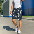 thumbnail image 2 of KLL Daisies Flowers for Men's 1-Pack Shorts,Sleep Pajama Shorts for Men Soft Pj Shorts Men's Pajama Bottoms Sleepwear -Small, 2 of 7