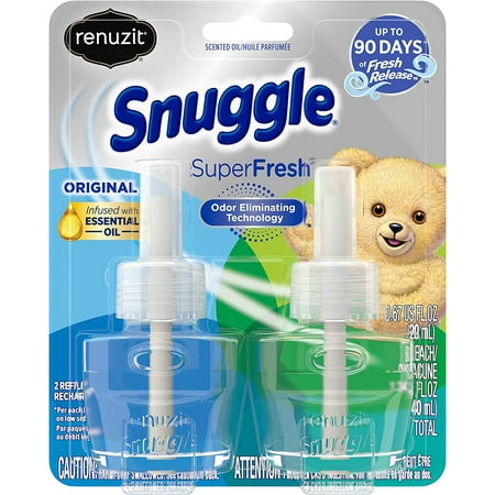 Snuggle Scented Oil Refill for Plugin Air Fresheners, SuperFresh Original, 2 Count