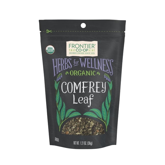 Frontier Co-op Certified Organic Comfrey Leaf, 1.27 oz. Bag