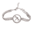 thumbnail image 1 of Dragonfly retrato animal sketch Pulsera de tobillera de cadena de tenis, joyería de diamantes, 1 of 3