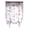 Purple, variant on Bizhua Woven Slings with Flowers and Single Curtain Rod 100X80Cm (Height X Width) Purpleleaves Sheer Curtain Tulle Window Treatment Voile Drape Valance Fabric