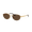 Arista Gold Frame | Dark Brown - Lens, variant on RAY-BAN RB3774D RB3774D Oval Shape Sunglasses Arista Gold Frame | Dark Grey - Lens 55mm