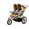InStep Grand Safari Swivel Wheel Jogger - Double-Color:Gray w/ Yellow