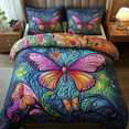 thumbnail image 1 of Dreamy Flutter 3-Piece Quilted Doona Cover Ncu0Dk2547, 1 of 5