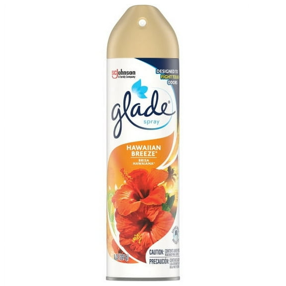 Glade Air Freshener Room Spray, Hawaiian Breeze, 8 oz, Pack of 4