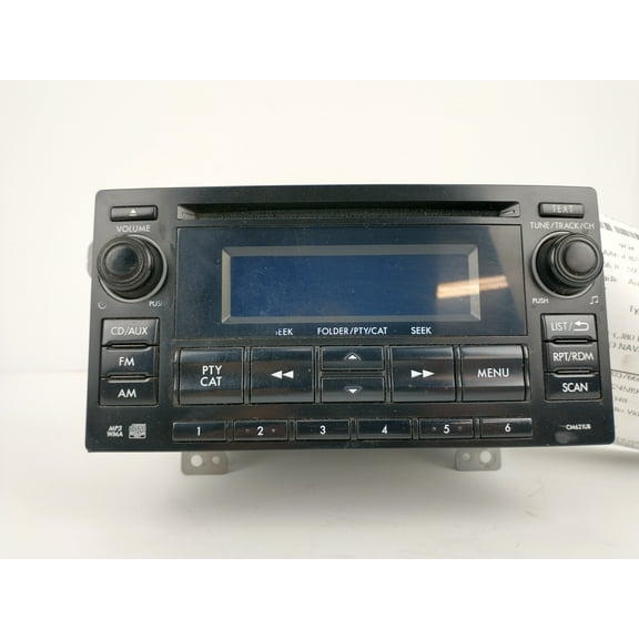 Pre-Owned 12 13 14 Subaru Impreza AM FM CD Radio Receiver OEM - Verify Specific Vehicle Fitment In Description - (Good)