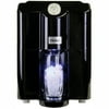 Haier HPIMD25B - Ice cube maker - table top with ice dispenser - width: 11.4 in - depth: 13.4 in - height: 15.3 in - black