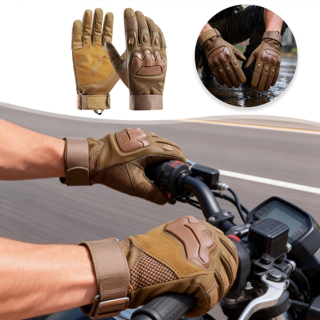 Full Finger With Soft Finger Joint All Round Slip Screen Function Breathable Suitable For Outdoor Sports And Motorcycle Riding