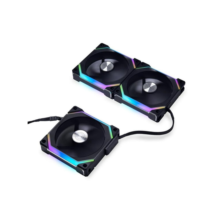 Lian Li UNI Fan SL120 V2 RGB Black 3x 12cm PC Cooling System