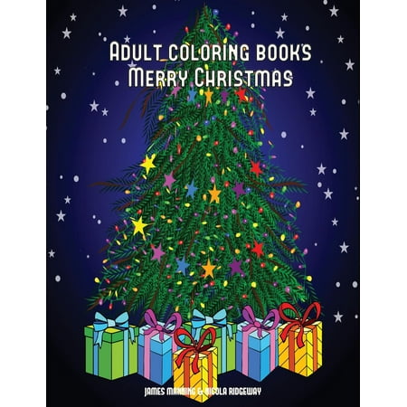 Wreath Christmas Coloring Pages Adult Coloring Books (Merry Christmas): Adult Coloring Books (Merry Christmas): An Adult Coloring (Colouring) Book with 15 Unique Christmas Coloring Pages: A Great Gift for Christmas (Paperback) ()
