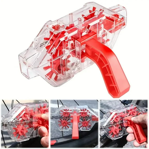 Bicycle Chain Cleaner Transparent Visual Immersion Chain Cleaner Road Bicycle Cleaning Tools Riding Equipment