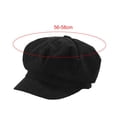 thumbnail image 3 of Elegante sombrero con visera, mujer, hombre, otoño, cómodo, versátil, invierno, ligero, informal, para pesca, viajes, mochilero, calle, camping. Negro Macarena Sombrero puntiagudo, 3 of 8