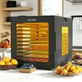 thumbnail image 2 of Costway 10 Stainless Steel Trays Dryer with 10 Presets 48H Timer Accessories Included, 2 of 10
