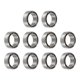 thumbnail image 1 of Uxcell Paquete de 10 Rodamientos Giratorios para los Dedos, 6.35x9.52x3.17mm Rodamientos de Giro para Juguetes Antiestrés, Patinetas, Yo-Yo, Accesorios de Arte de Uñas, 1 of 6