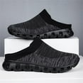 thumbnail image 6 of Men Backless Sneakers Breathable Mule Cushion Open Back Casual Slippers for Men, 6 of 7