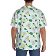 thumbnail image 7 of Goofa Pineapple Printed Men's Casual Short-sleeved Shirt,Lightweight Breathable Button-down,Summer Casual men's top,Versatile Fashion shirt-Medium, 7 of 7