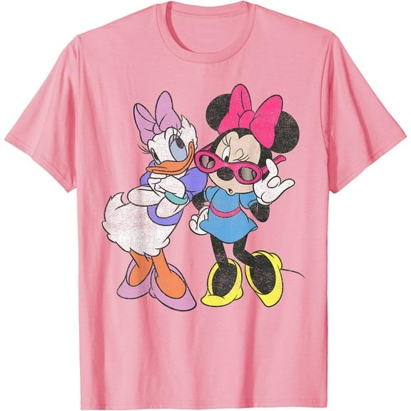 Retro Daisy & Minnie Fashion DTG Print Unisex T-Shirt