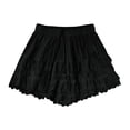 thumbnail image 4 of LINGLANG Women's Lace Ruffle Skort Shorts, Fashionable High Waist Flowy Summer Shorts, Comfortable Stretchy Waistband Daily Wear Dressy Shorts, 4 of 4