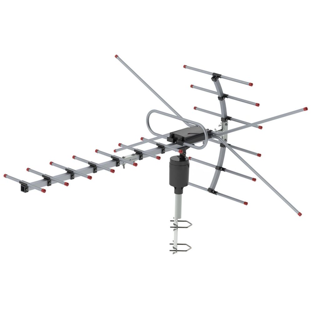 TV Antenna, Outdoor Amplified HDTV Antenna, 150 Mile Range 360